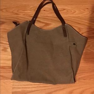 Brown Canvas Purse